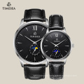 Top Quality Genuine Leather Couple Lover Wrist Watch 70016